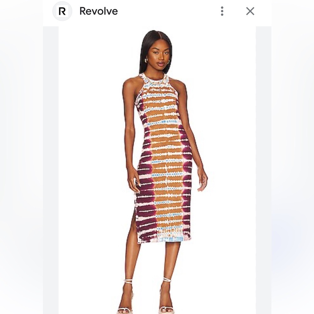 Young Fabulous & Broke White and Purple Bodycon Dress